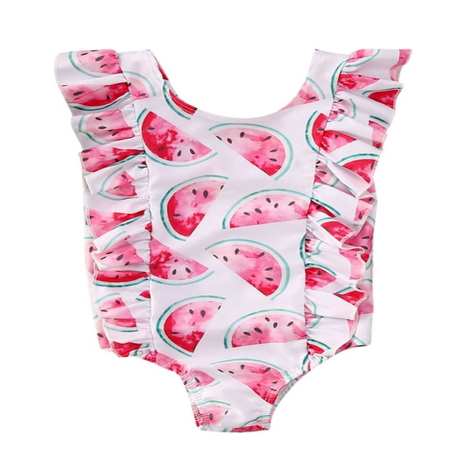 Maillot de Bain une Pièce pour Filles Tankini Sans Manches Bikini Tenue de Plage