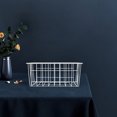 thumbnail image 4 of KONTONTY Metal Storage Bins Wall-Mounted Freezer Storage Basket Iron Construction Food Preservation 1Set, 4 of 7