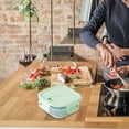 thumbnail image 4 of Amzcrzy Kitchen Appliances Glass Bento Box Can Be Microwave Oven Students Heated Lunch Box Office Fresh-Keeping Box Bento Boxs Kitchen Utensils Set Kitchen Gadgets Kitchen Essentials, 4 of 6