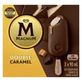 thumbnail image 1 of Magnum Double Caramel Ice Cream Bar, 3 x 90 ml, 1 of 7