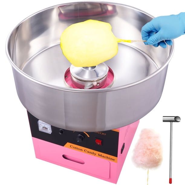 KFFKFF Electric Cotton Candy Maker, 1000W for Making Candy Floss