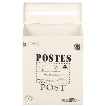 MasteelfCA Vintage Mailbox Post Box Mailbox Wall Mount Post Box Outside Mailbox Mail Box