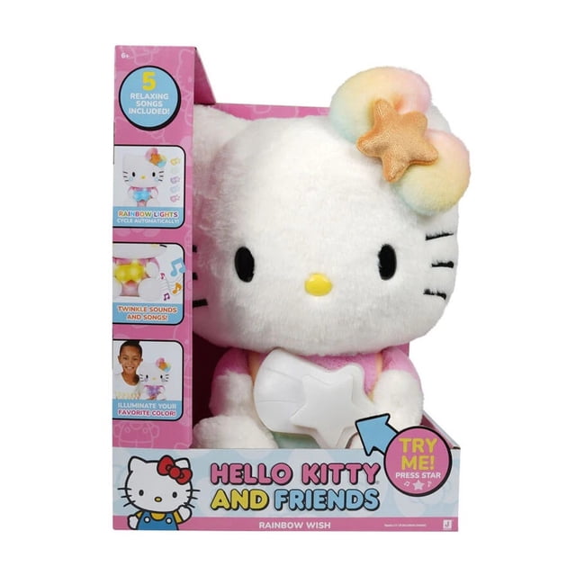 Hello Kitty & Friends: Rainbow Wish - Peluche 10 Pouces