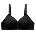thumbnail image 2 of UPPADA Sales Today Clearance Items Full Coverage Plus Size Bra Convenient Front Button Bras Cool Liftup Bra Super Gather Wireless Push-Up Bra Lifting Bras Breathable Underwear Bra, 2 of 6