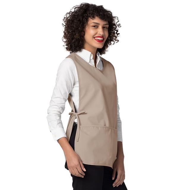 Adar Unisex Cobbler Apron (2 Pack) with 2 Pockets/Adjustable Ties - Available in 18 Colors