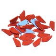 thumbnail image 1 of Unique Bargains 30Pack Irregular Acrylic Sew on Mirror Pieces Rhinestones Beads, Red 25x11mm, 1 of 6