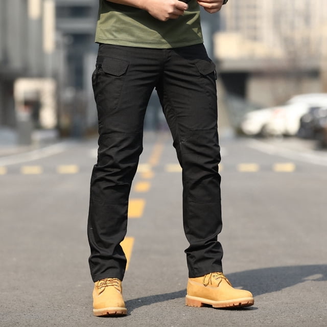 Men’s Cargo Pants Practical Workwear for Outdoor Activities Product Title Men’s Overalls Pants Pants Outdoor Elastic Loose Soft Pants Spring And Autumn Pants