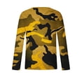 thumbnail image 4 of Meichang T-Shirt à Manches Longues pour Homme en Coton, T-Shirts Graphiques pour Hommes Tendance à Imprimé Camouflage, T-Shirts Amusants à Col Rond Confortables à Manches Longues pour Homme, 4 of 5