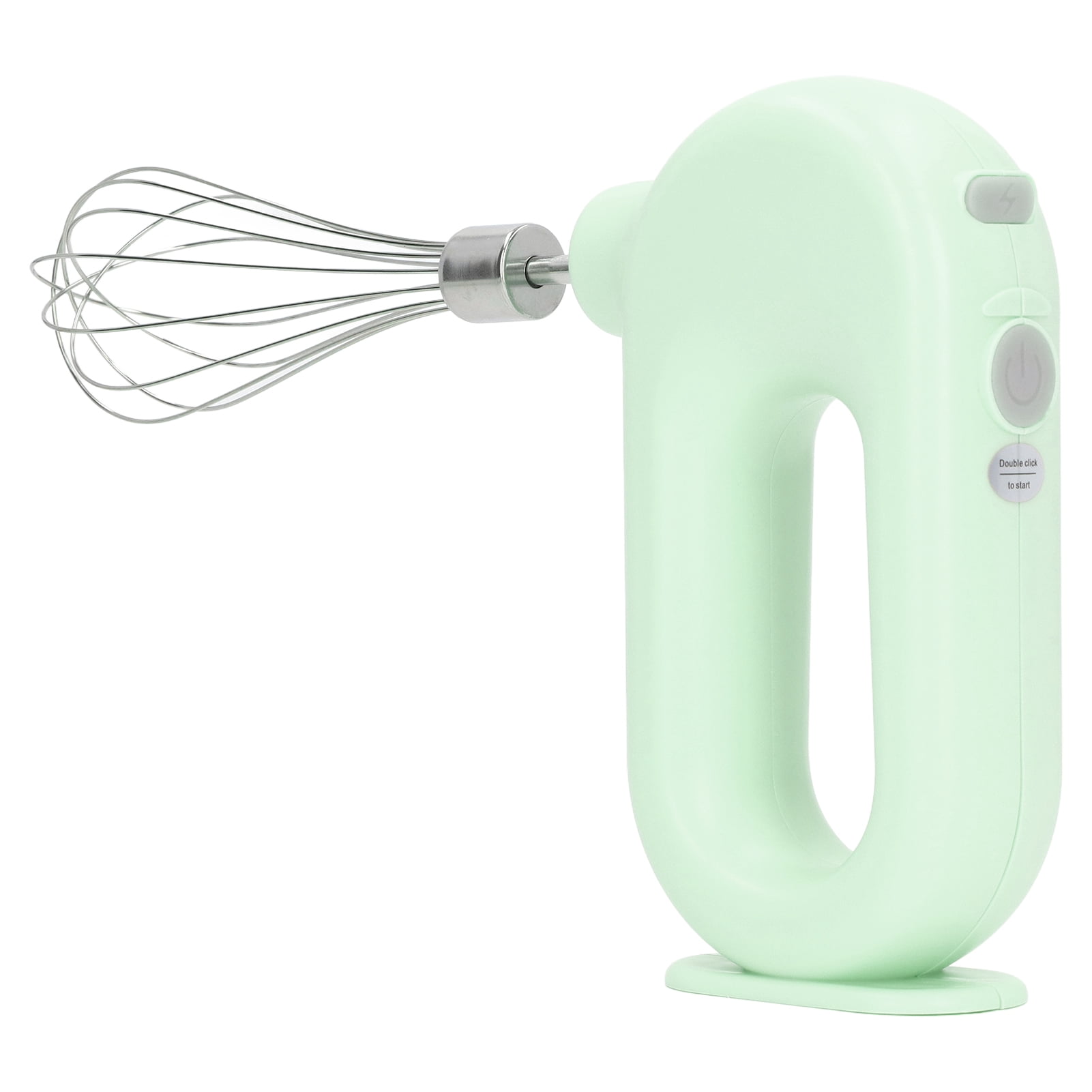 Mixeur à Main Électrique Rechargeable USB 4 Batteurs Réglables pour Cuisine Maison