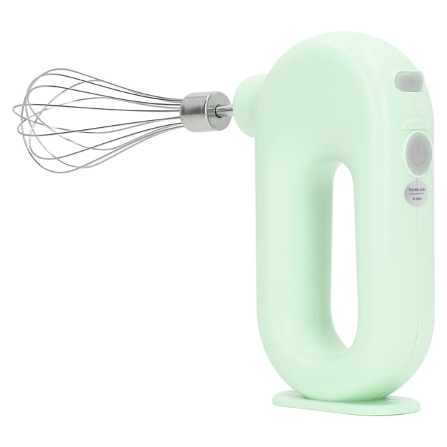 Mixeur à Main Électrique Rechargeable USB 4 Batteurs Réglables pour Cuisine Maison
