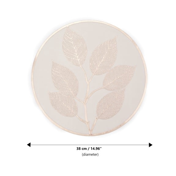 Feuille Round Place Mat 38 cm - Set of 4