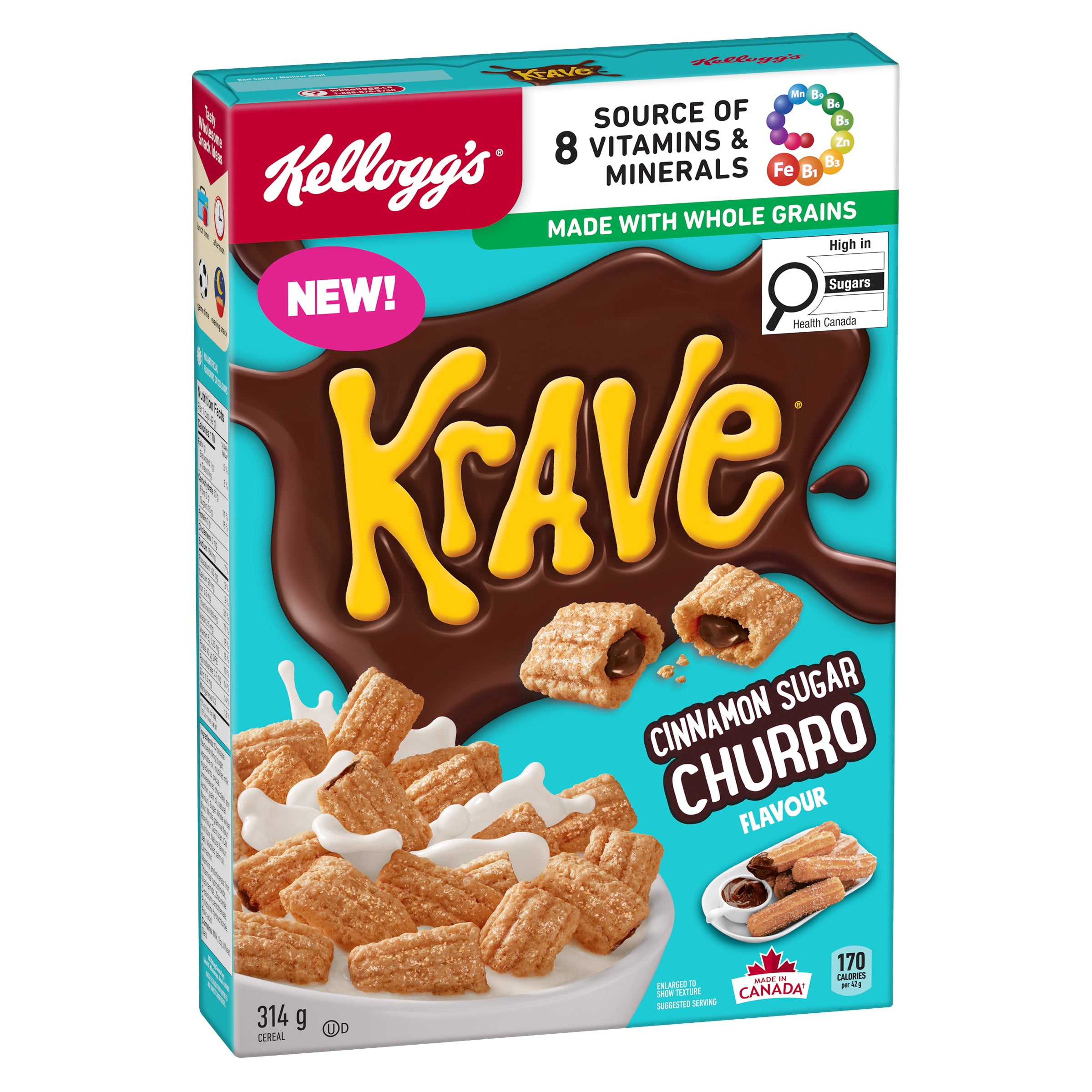 Krave Cinnamon Sugar Churro 314g