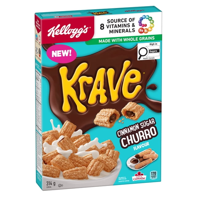 Krave Cinnamon Sugar Churro 314g