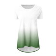 thumbnail image 4 of Tuniques d'Été pour Femmes à Col Rond, Manches Courtes, Coupe Ample, T-Shirts Confortables pour Femmes, Décontractés, Confortables et Fluides, Chemisiers pour Dames, 4 of 5