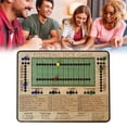 thumbnail image 2 of 2025 Football Dice Board Game Football Dice Game Wooden Board Game Fun Wooden Tabletop Football Game Dice Football Dice Tray For Family Game Night Game, 2 of 9