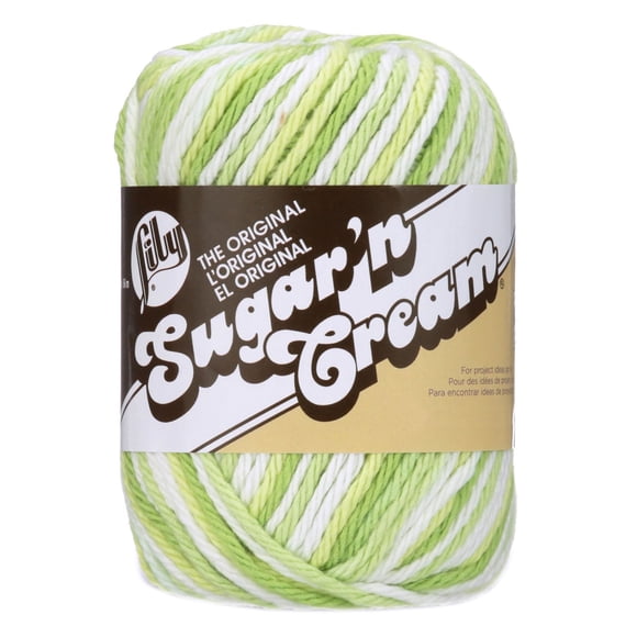 Lily Sugar'n Cream® The Original Ombre Yarn, Cotton #4 Medium, 2oz/57g, 95 Yards