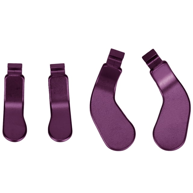 DEWIN 4 Pcs Palettes de Manette Pièces de Remplacement en Acier Inoxydable pour Manette Xbox One Elite Series 2 Modèle 1797Purple