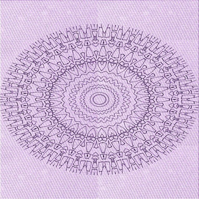 Ahgly Tapis d'Intérieur Lavable en Machine Carré Transitionnel Lilas Violet Riche, 8 Pieds Carré