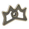thumbnail image 1 of jinwen Billiard Cue Rack Heads Bridgehead Snooker Detachable Metal Professional Shelves bronze, 1 of 9