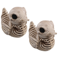 thumbnail image 2 of Halloween Duck Skeleton ,White Duck Skeleton Ornament, Duck Skeleton Model for Spooky Halloween Decor Skeleton 2PCS, 2 of 8