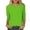 Green#3/4 sleeve shirts for women, variant on LMKIHUSA Blue Tops for Women 3/4 Length Sleeve Round Neck T Shirts Loose Basic Tunic Tops Casual Relaxed Summer 2025 Tees Blue,XL
