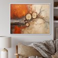 thumbnail image 1 of Designart Arbre Brun Rouge art Mural Encadré Décor, Arbre Brun Rouge art Mural Encadré, composition Abstraite d'Arbre Brun Rouge, Grand art Mural Traditionnel Multicolore Encadré Blanc, Cadre de Couleur Blanche, 1 of 5