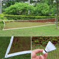 thumbnail image 4 of Badminton Net, Safe Badminton Set With Net, High Impact Resistance For Entertainment Home Fun Competition, 4 of 8