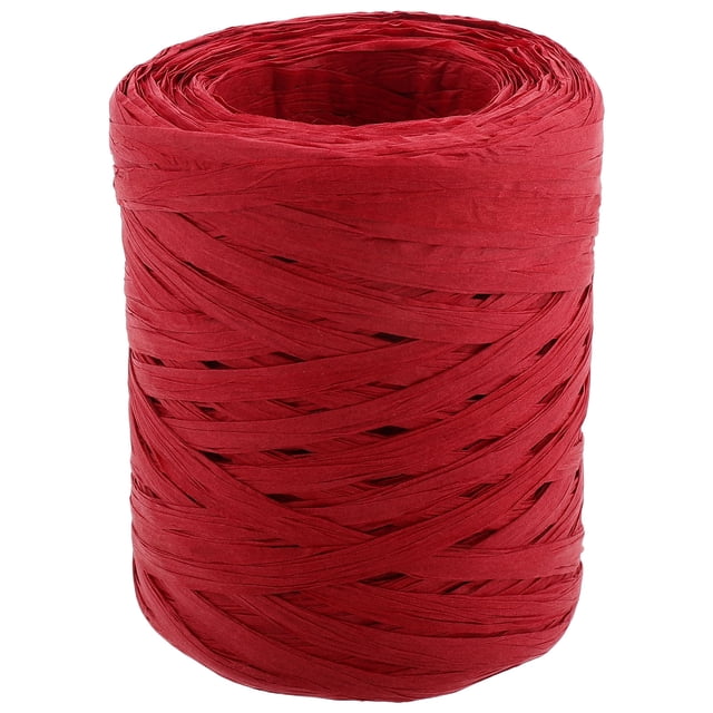 CIMAXIC ribbon for crafts 1 Roll Raffia Ribbon String Wrapping Raffia Paper String Ribbon Packing Paper Twine For Craft Diy Supply Christmas Decoration (100m/Roll),3937"X1.57"X0.04"