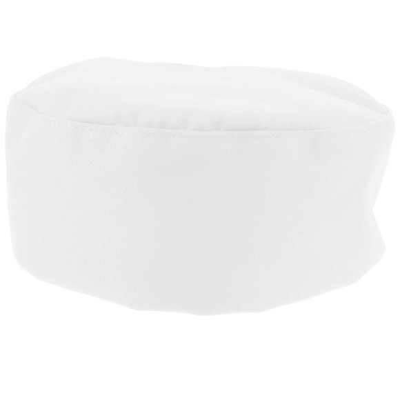 White Chef Hat for Kitchen Cooking Breathable Cloth Material One Size Fits All
