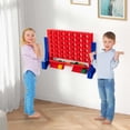 thumbnail image 4 of Costway Wall Mounted or Tabletop Giant 4 in a Row Jumbo 4-to-Score Connect Game Set Blue, 4 of 10