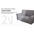 thumbnail image 4 of 2024 Super Stretch Sofa Slipcover Non Slip Couch Cover  Oversized Sofa  Dark Gray, 4 of 7