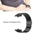 thumbnail image 3 of Bracelet de Montre Intelligente de Remplacement Double Bouton-Pression 3 Perles en Acier Inoxydable pour Mi Band 8 Pro, 3 of 8