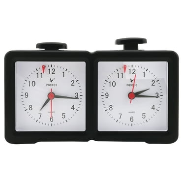 Horloge d'Échecs Quartz Électronique Analogique Horloge d'Échecs Compte à Rebours Minuterie de Jeu I-go Count