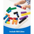 thumbnail image 4 of Coogam Math Cubes, Manipulatives Number Counting Blocks with Activity Snap Linking Cube Math Construction Toy Gift for Preschool Kindergarten Learning, 4 of 6