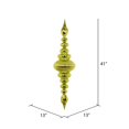 thumbnail image 2 of Vickerman M183873 41 in. Lime Shiny Finial Ornament, 2 of 2