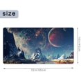 thumbnail image 5 of Large Mouse Pad 31.4 x 15.7inches 3mm XXL Extended Gaming Mouse Pad Mat with Non-Slip Base Stitched Mousepad for Computer,Office,Keyboard and Laptop-Mountain Star，Waterproof Desk Mat, 5 of 5