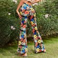 thumbnail image 2 of Birdeem Pantalons Longs Décontractés pour Femmes Taille Haute Été Imprimé, 2 of 8