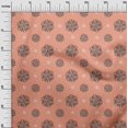 thumbnail image 2 of oneOone Cotton Cambric Fabric Floral Block Decor Fabric Printed BTY 56 Inch Wide, 2 of 4