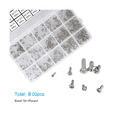 thumbnail image 4 of 800 Pcs Vis Minuscules pour Électronique, Kit de Vis Mini Tête de Poêle pour Réparation de Lunettes Montres Horloges, 4 of 7