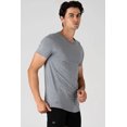 thumbnail image 3 of OTECKA T-Shirt à Col Rond en Coton Supima pour Homme Coupe Ajustée avec Évacuation de l'Humidité, 3 of 5
