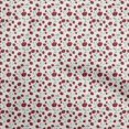 thumbnail image 1 of oneOone Viscose Chiffon Red Fabric Florals Sewing Craft Projects Fabric Prints By Yard 42 Inch Wide, 1 of 4