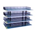 thumbnail image 4 of Wweixi 1/32 Diorama Car Parking Lot Display Case Garage Car Model Home Layout Decor Blue 4 layers, 4 of 6