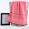 thumbnail image 1 of Todaioua Striped Cotton Towel 13x28 Inches - High Absorbency Bath Beach Towel for Gym, Swimming Pool, Spa Use, Soft Thick Household Bathroom Linens, Multiple Color Options​​, 1 of 7