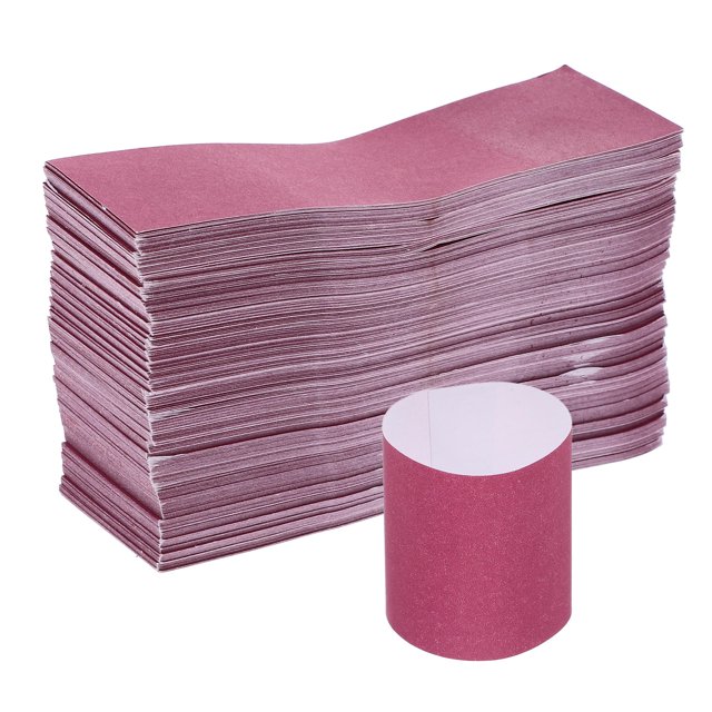 CRILSTYLEO 500Pcs Paper Napkin Wraps Rosy Color Disposable Napkin Bands for Elegant Table Setting