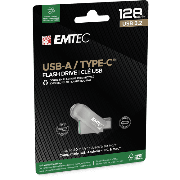 Emtec USB3.2 Type-C Dual D280 128GB