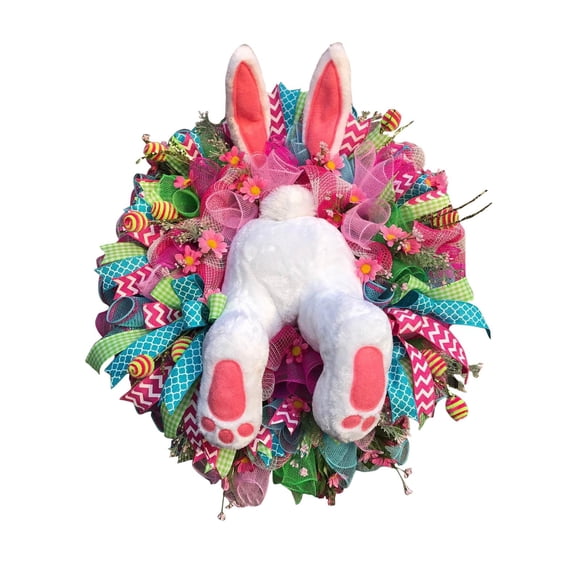 Ramiter Lapin de Pâques Voleur avec Oreilles Forme de Lapin Dessin Animé Décoration Mignonne Ornements