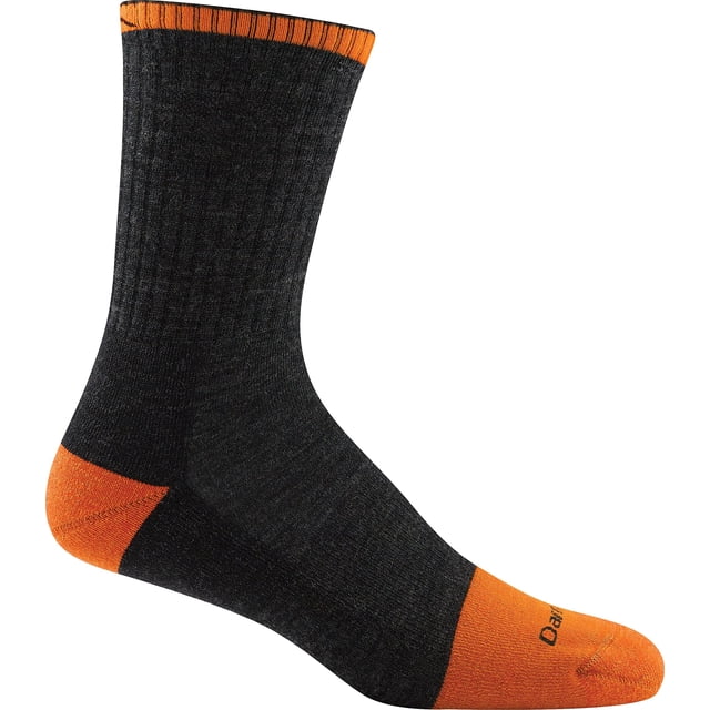 Darn Tough Chaussette Coussin Micro Crew en Acier - Homme Graphite Petit