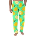 thumbnail image 1 of Pisexur Sweatpants for Men High-end Fabric Work Pants for Men,Men Printing Elastic Waist Draw Rope Pocket Full Length Pants Green,M, 1 of 5