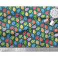 thumbnail image 2 of Soimoi Polyester Crepe Fabric Egg Easter Print Sewing Fabric Yard 52 Inch Wide, 2 of 3