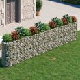 thumbnail image 1 of vidaXL Lit Surélevé en Gabion Fer Galvanisé 470x50x100 cm, 1 of 5